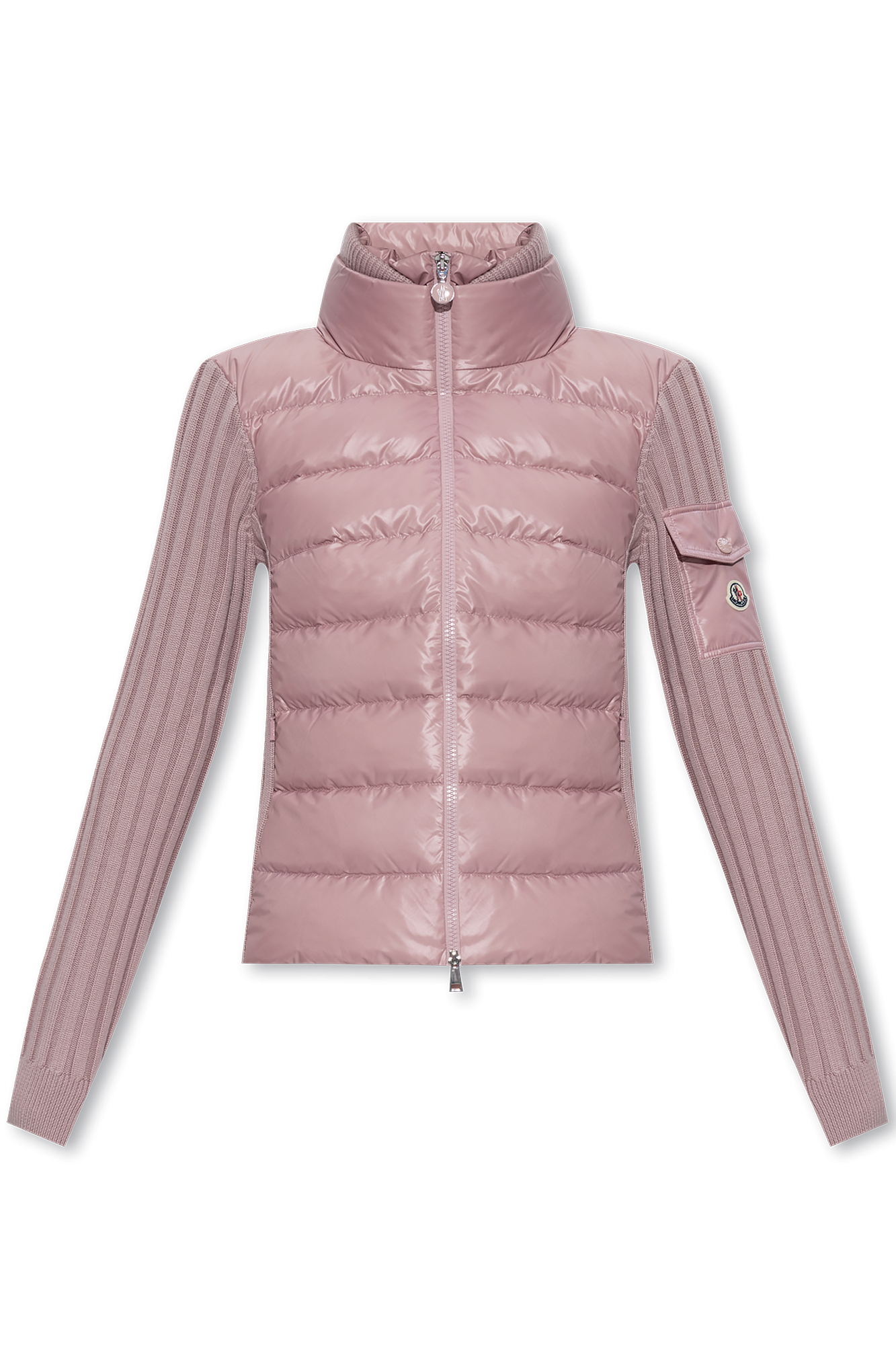 Moncler pink shop cardigan